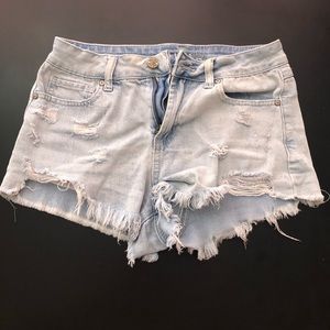 denim shorts
